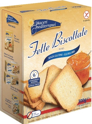 PIACERI MEDITERRANEI BONTA' DEL MATTINO FETTE BISCOTTATE 300 G - Farma Nice