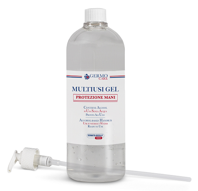 GERMO MULTIUSI GEL DISINFETTANTE MANI 1 LITRO INODORE - Farma Nice
