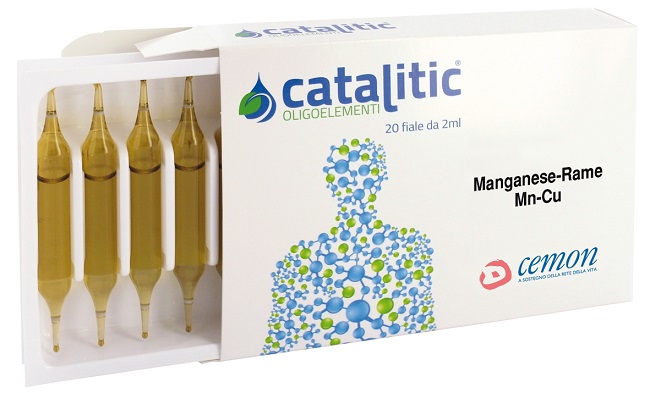 CATALITIC OLIGOELEMENTI MANGANESE RAME MN-CU 20 FIALE 2 ML - Farma Nice
