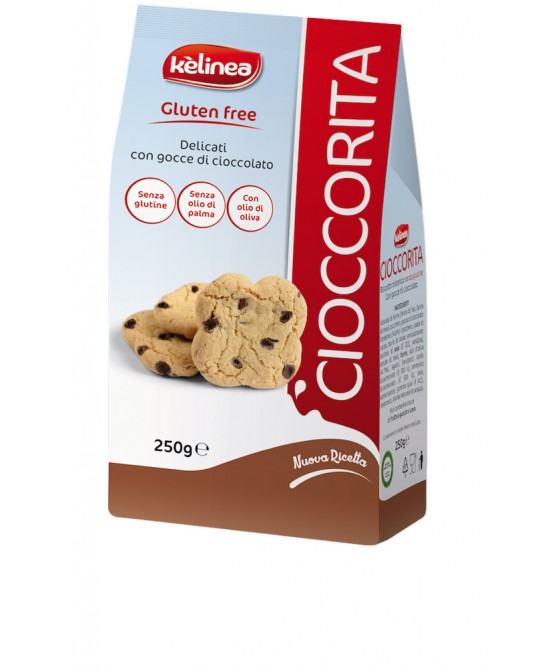 KELINEA CIOCCORITA BISCOTTI CIOCCOLATO SENZA GLUTINE 250 G - Farma Nice