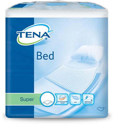 TRAVERSA PER INCONTINENZA NON RIMBOCCABILE TENA BED SUPER 60X90CM 35 PEZZI - Farma Nice