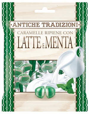 ANTICHE TRADIZIONI CARAMELLE LATTE E MENTA 60 G - Farma Nice