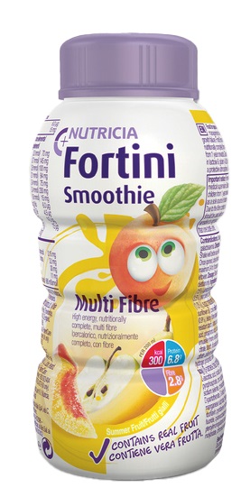 FORTINI SMOOTHIE MULTI FIBRE GUSTO FRUTTI GIALLI 200 ML - Farma Nice
