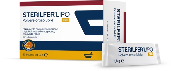 STERILFER LIPO ORO 20 BUSTINE - Farma Nice
