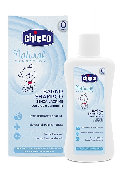 CHICCO BAGNO SHAMPOO NATURAL SENSATION 200 ML - Farma Nice
