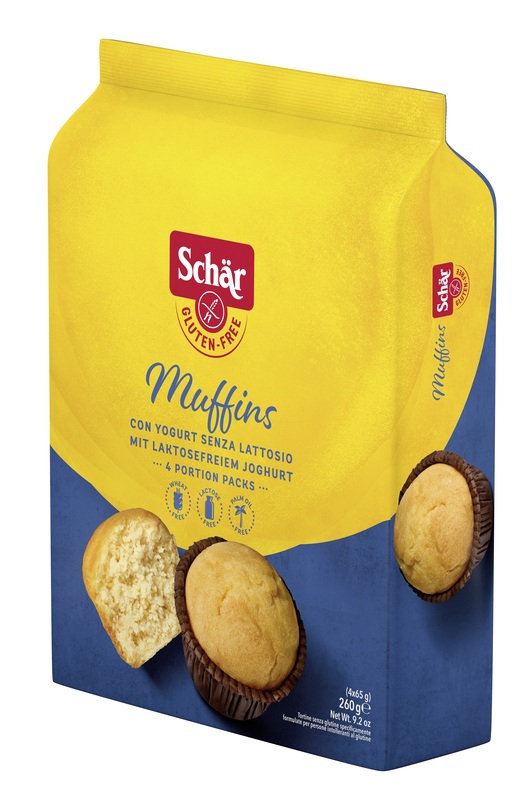 SCHAR MUFFINS SENZA LATTOSIO 4 PORZIONI DA 65 G - Farma Nice