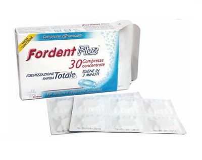 FORDENT PLUS 30 COMPRESSE CONCENTRATE PER DENTIERE E APPARECCHI ORTODONTICI - Farma Nice