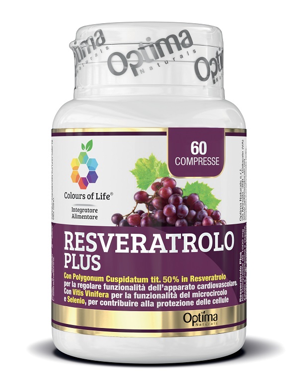 COLOURS OF LIFE RESVERATROLO PLUS 60 COMPRESSE 1000 MG - Farma Nice