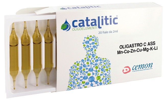 CATALITIC OLIGOELEMENTI OLIGATRO MN-CO-ZN-CU-MG-K-LI 20 AMPOLLE - Farma Nice