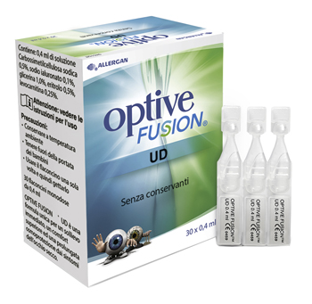 OPTIVE FUSION UD SOLUZIONE OFTALMICA STERILE 30 FLACONCINI MONODOSE 0,4 ML - Farma Nice