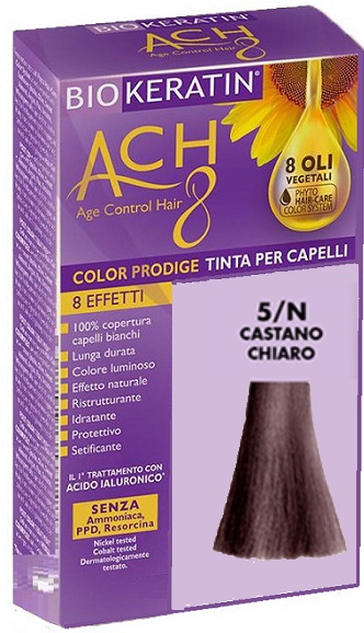 BIOKERATIN ACH8 COLOR PRODIGE 5/N CASTANO CHIARO - Farma Nice
