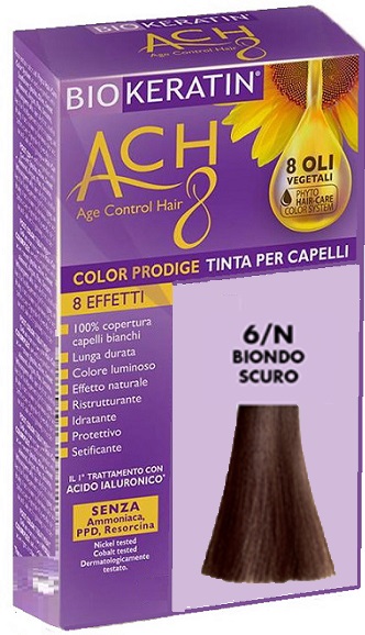 BIOKERATIN ACH8 COLOR PRODIGE 6/N BIONDO SCURO - Farma Nice