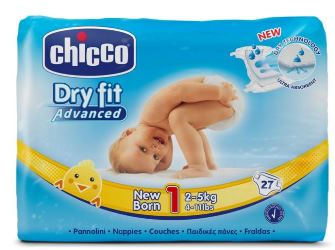 CH DRY FIT ADVANCE NEW BORN 27 PEZZI - Farma Nice