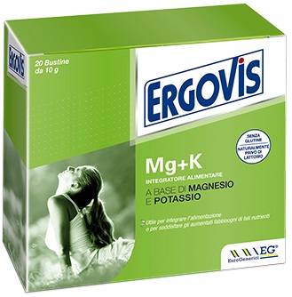 ERGOVIS MG+K 20 BUSTE 10 G - Farma Nice
