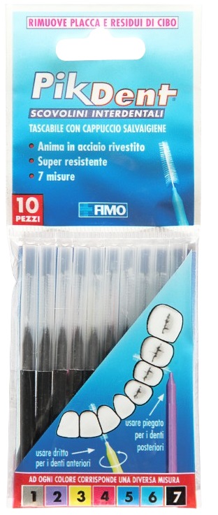 PIKDENT STUZZICOLINO 7 NE 10PZ - Farma Nice