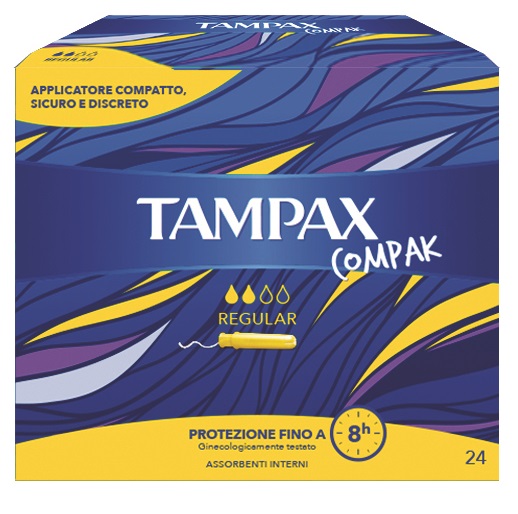 TAMPAX COMPAX REGULAR 24 PEZZI - Farma Nice