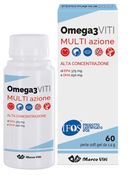 VITI OMEGA3 MULTIAZIONE 60 PERLE - Farma Nice