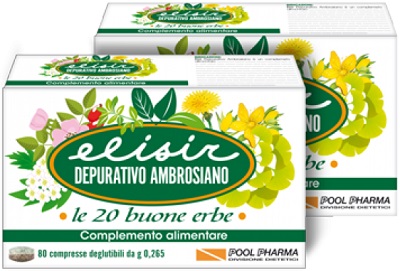 ELISIR DEPURATIVO AMBROSIANO 20 COMPRESSE 5,3 G - Farma Nice