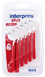 INTERPROX PLUS MINICONICO ROSSO 6 PEZZI - Farma Nice