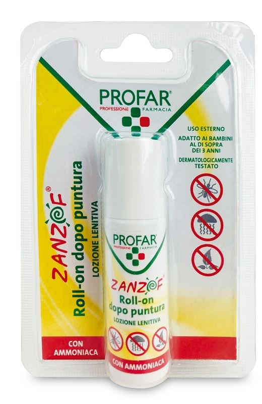 ZANZOF LOZIONE POST PUNTURA CON AMMONIACA ROLL-ON 20 ML PROFAR - Farma Nice