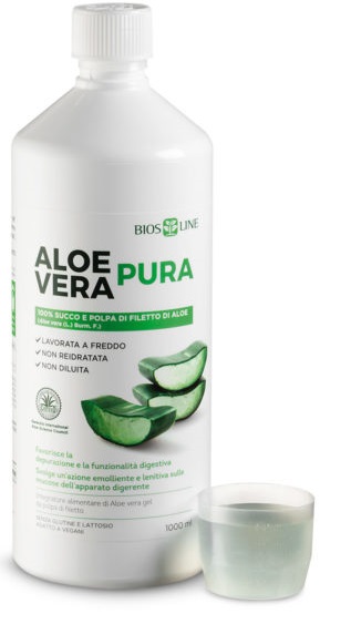 BIOSLINE ALOE VERA SUCCO POLPA 1 LITRO - Farma Nice