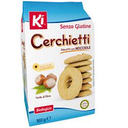 KI CERCHIETTI ALLE NOCCIOLE SENZA LATTE 180 G - Farma Nice