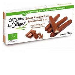 LES RECETTES DE CELIANE BASTONCINI RICOPERTI DI CIOCCOLATO AL LATTE 130 G - Farma Nice