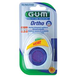 GUM ORTHO FLOSS FILO SPUGNOSO 50 PEZZI - Farma Nice