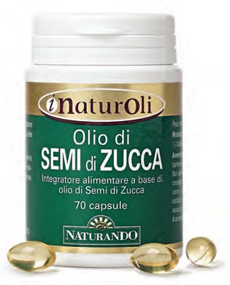 NATUROLI OLIO DI SEMI DI ZUCCA 70 SOFTGEL - Farma Nice