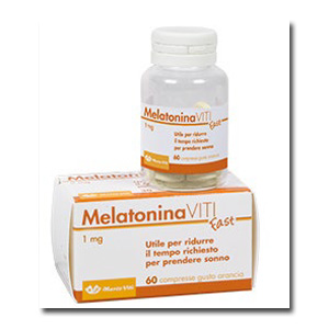 MELATONINA VITI FAST 1MG 60 COMPRESSE GUSTO ARANCIA - Farma Nice