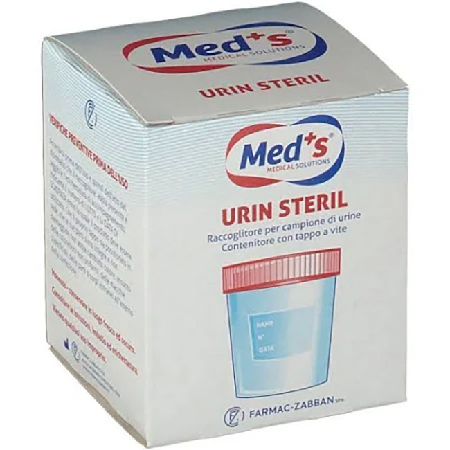 CONTENITORE MEDS URINA STERILE SOTTOVUOTO 120 ML - Farma Nice
