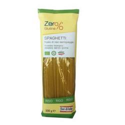 ZERO% GLUTINE SPAGHETTI DI RISO INTEGRALE SENZA GLUTINE BIO 500 G - Farma Nice
