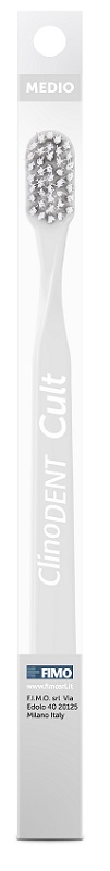 CLINODENT CULT BIANCO SPAZZOLINO DA DENTI MEDIO - Farma Nice