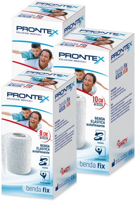 BENDA ELASTICA PRONTEX FIX AUTOFISSANTE 12 CM DI ALTEZZA PER4 METRI IN ESTENSIONE 1 PEZZO - Farma Nice
