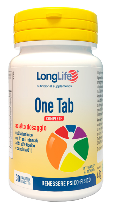 LONGLIFE ONE TAB COMPLETE 30 TAVOLETTE - Farma Nice