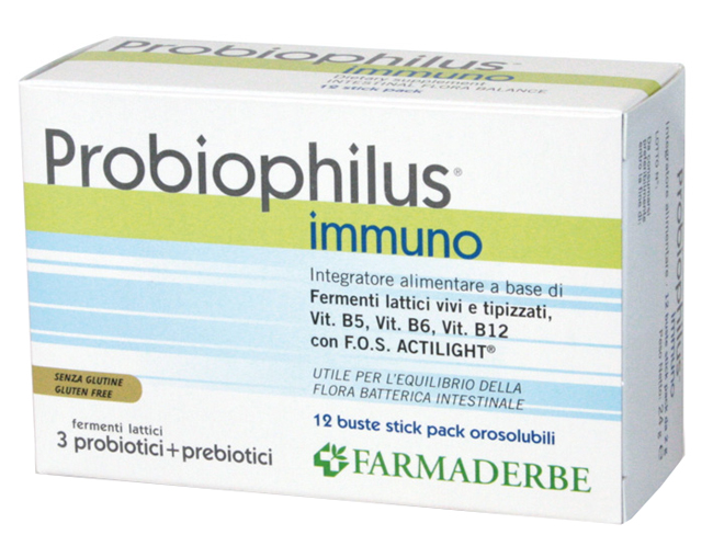 PROBIOPHILUS IMMUNO 12 BUSTINE 24 G - Farma Nice