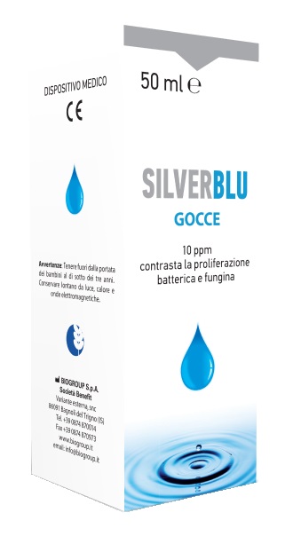 SILVER BLU GOCCE 50 ML - Farma Nice