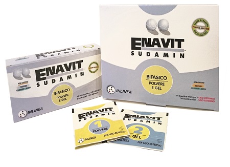 ENAVIT SUDAMIN BIFASICO 6 BUSTINE POLVERE + 6 BUSTINE GEL - Farma Nice