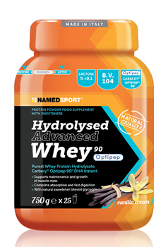 HYDROLYSED ADVANCED WHEY VANILLA CREAM BARATTOLO POLVERE ORALE 750 G - Farma Nice