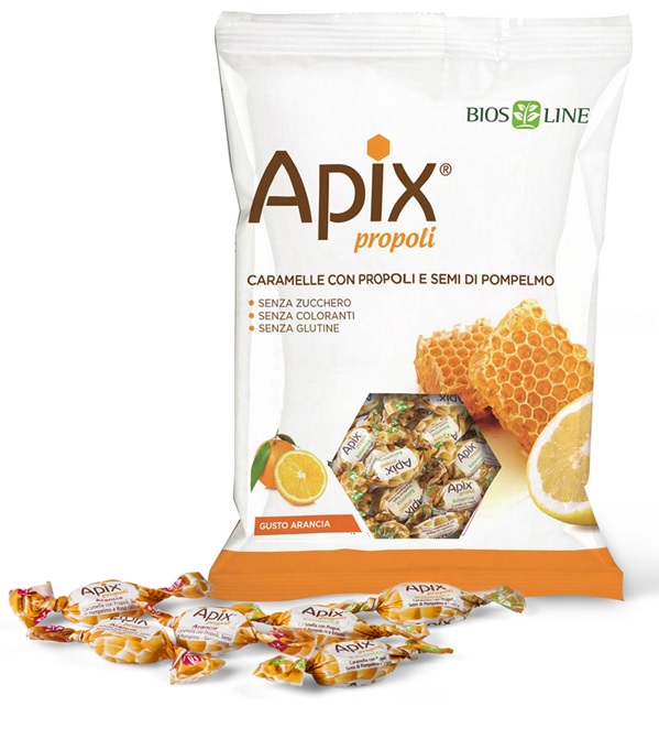 APIX PROPOLI CARAMELLA ARANCIA 50 G - Farma Nice