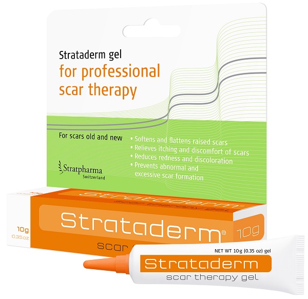 GEL AL SILICONE PER IL TRATTAMENTO DELLE CICATRICI STRATADERM 10G - Farma Nice
