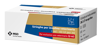 SIRINGA INSULINA USO VETERINARIO MSD-AH 30 SIRINGHE 40 UI/ML - Farma Nice