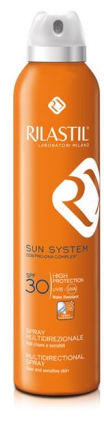 RILASTIL SUN SYSTEM PHOTO PROTECTION THERAPY SPF30 MULTIDIREZIONALE 200 ML - Farma Nice