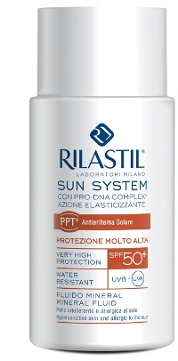 RILASTIL SUN SYSTEM PHOTO PROTECTION THERAPY SPF50+ FLUIDO MINERAL 50 ML - Farma Nice