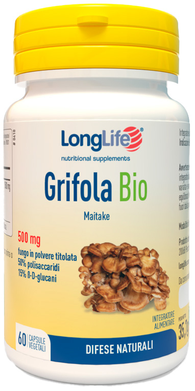 LONGLIFE GRIFOLA BIO 60 CAPSULE VEGETALI - Farma Nice