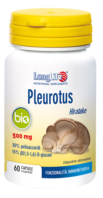 LONGLIFE PLEUROTUS BIO 60 CAPSULE - Farma Nice