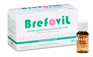 BREFOVIL 10 FLACONCINI MONODOSE DA 10 ML GUSTO LAMPONE - Farma Nice