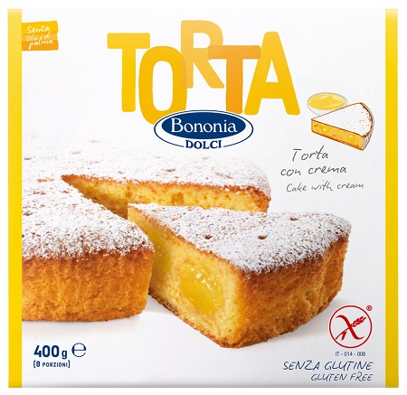 BONONIA TORTA CON CREMA SENZA GLUTINE 400 G - Farma Nice