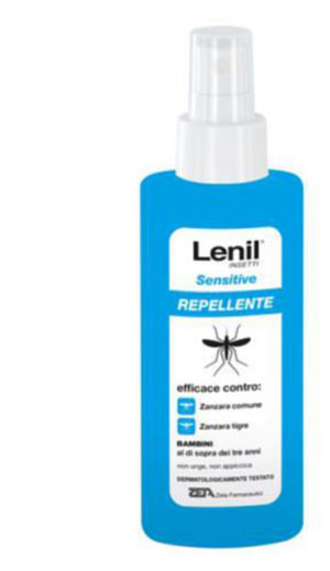 LENIL INSETTI SENSITIVE EMULSIONE ANTIZANZARA IN FLACONE + POMPA DISPENSER 100 ML - Farma Nice