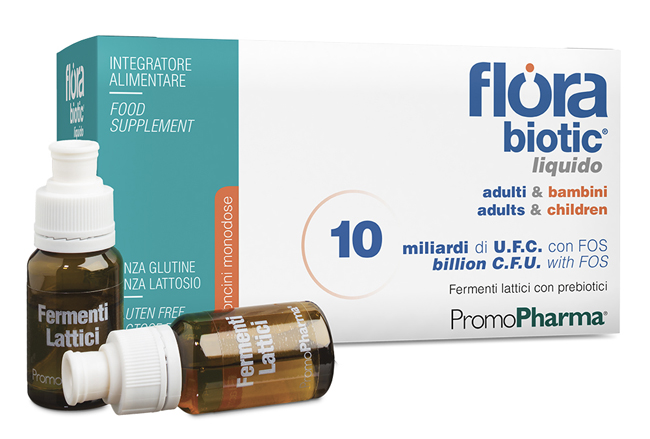 FLORA LIQUIDO ADULTI & BAMBINI 10 FLACONCINI X 10 ML - Farma Nice